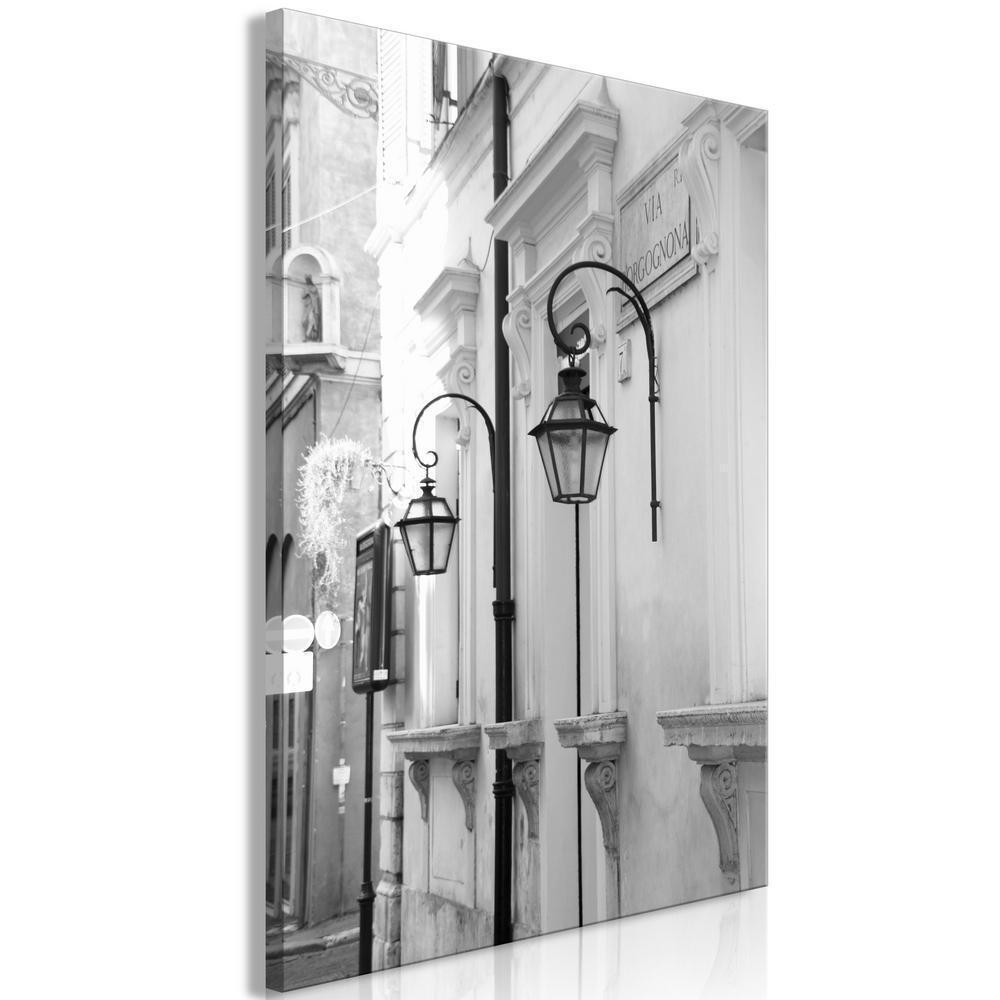 Canvas Print - Street Lamps (1 Part) Vertical-ArtfulPrivacy-Wall Art Collection