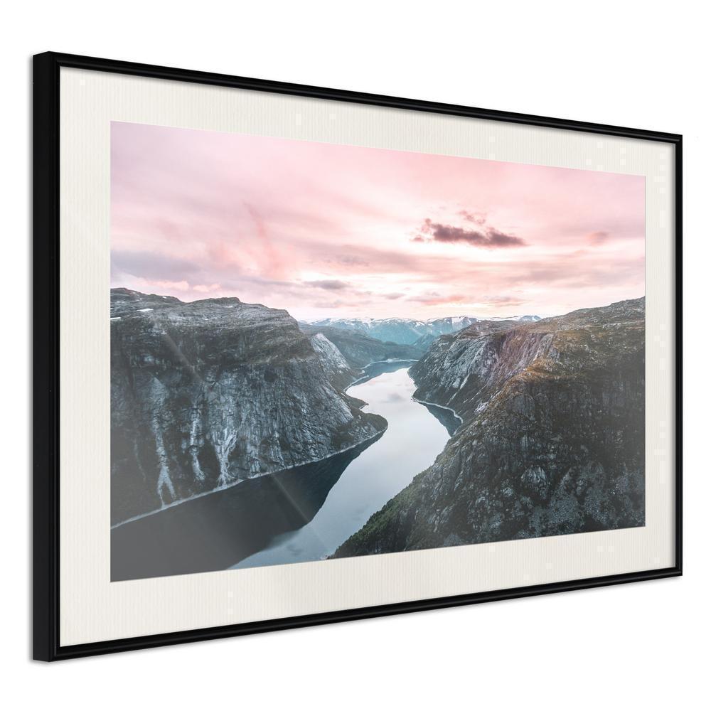 Framed Art - Stunning View-artwork for wall with acrylic glass protection