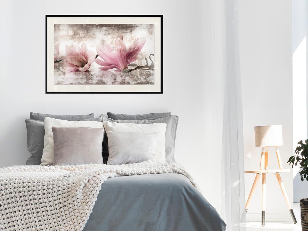 Botanical Wall Art - Picked Magnolias-artwork for wall with acrylic glass protection
