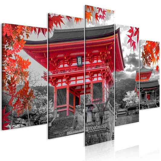 Canvas Print - Kyoto Japan (5 Parts) Wide