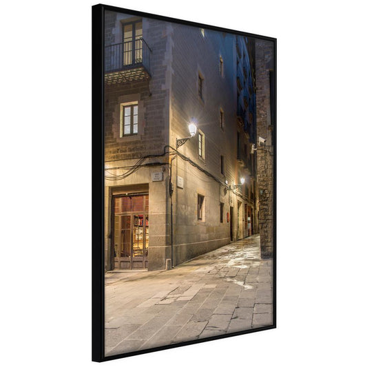 Photography Wall Frame - Meeting at the Corner-artwork for wall with acrylic glass protection