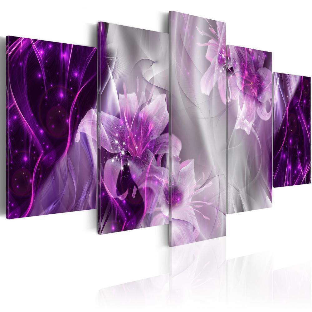 Durable Plexiglas Decorative Print - Acrylic Print - Purple Utopia - ArtfulPrivacy