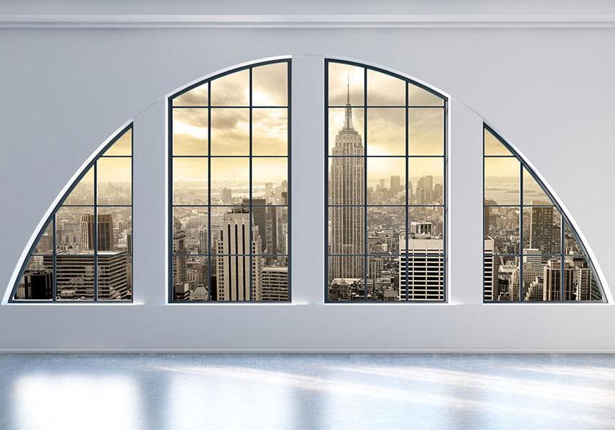 Wall Mural - Illuminations - Empire State Building-Wall Murals-ArtfulPrivacy