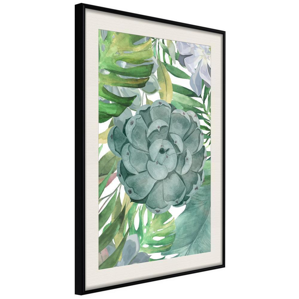 Botanical Wall Art - So Green-artwork for wall with acrylic glass protection