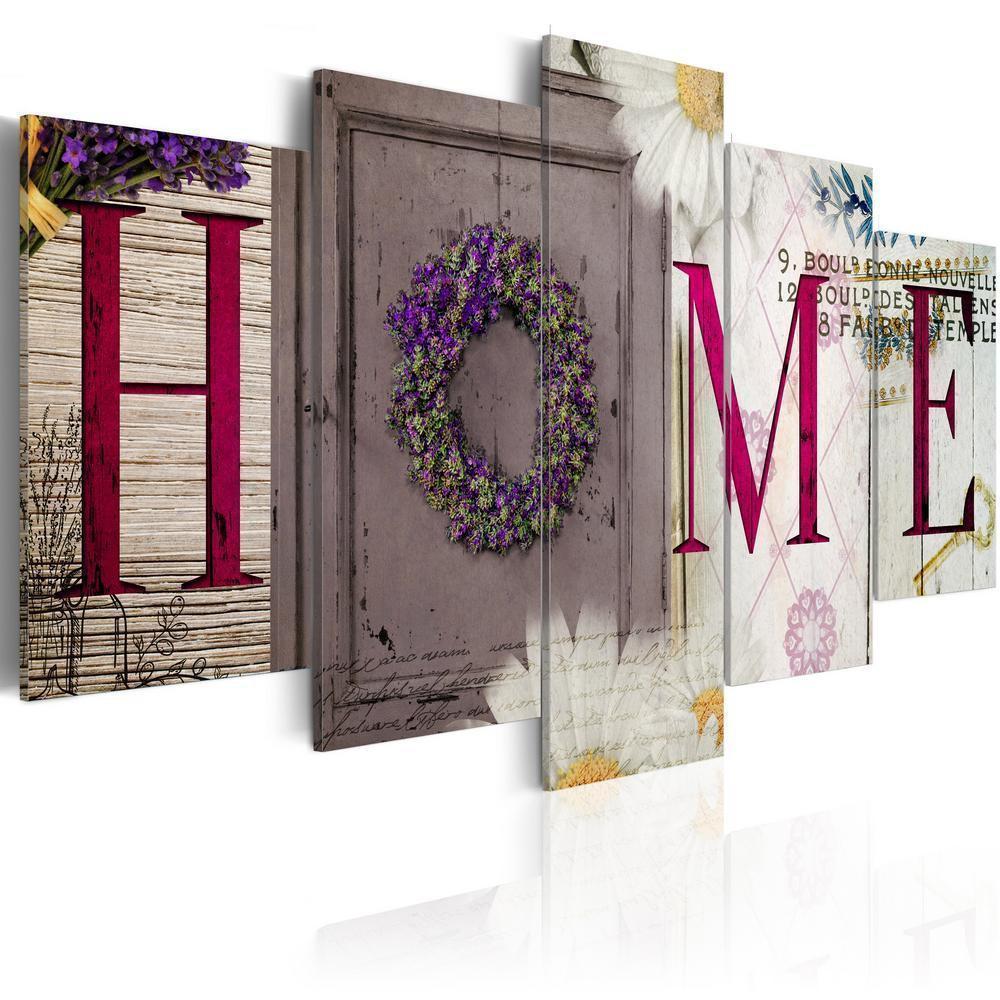 Canvas Print - Welcome home-ArtfulPrivacy-Wall Art Collection