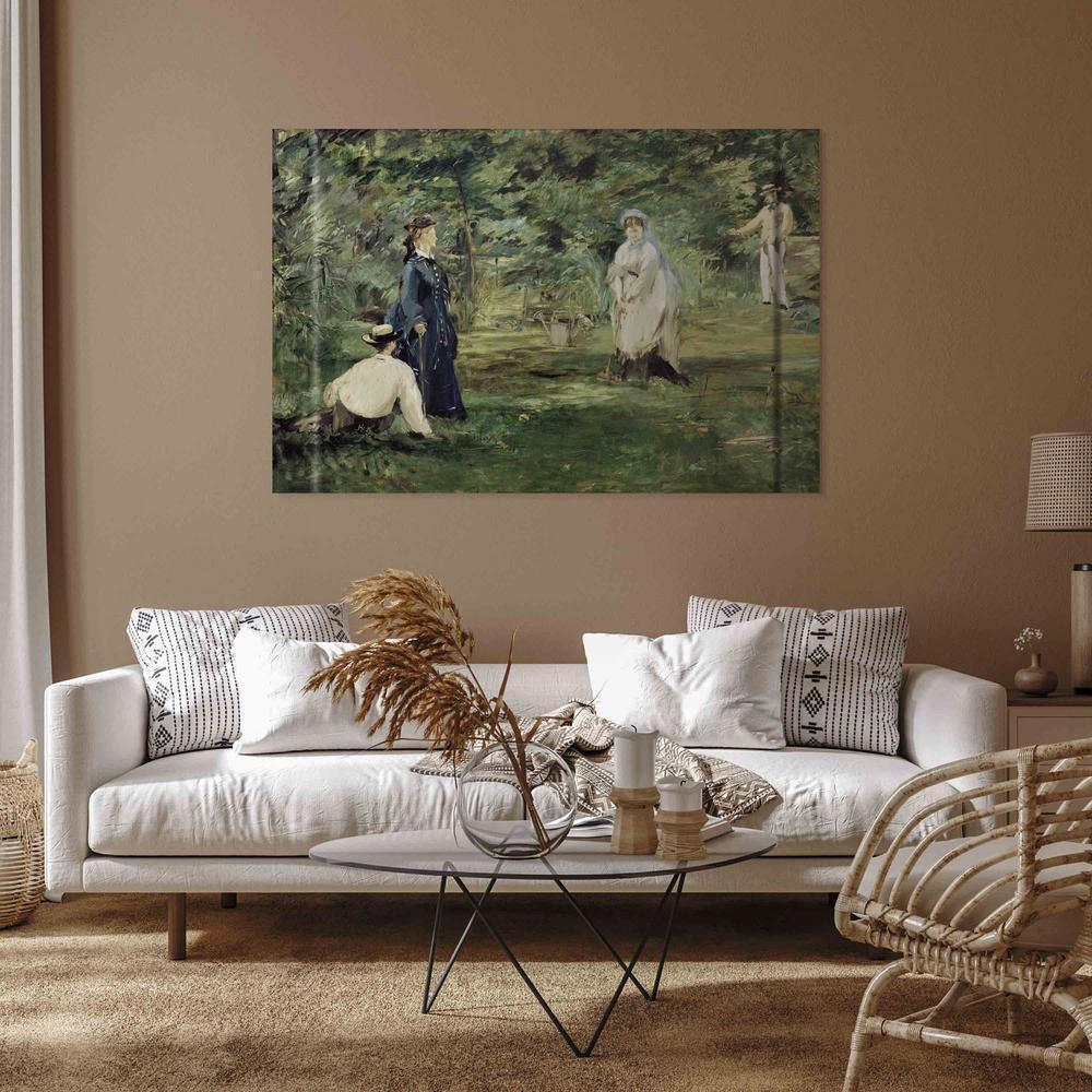 Canvas Print - La Partie de croquet à Paris (Edouard Manet)