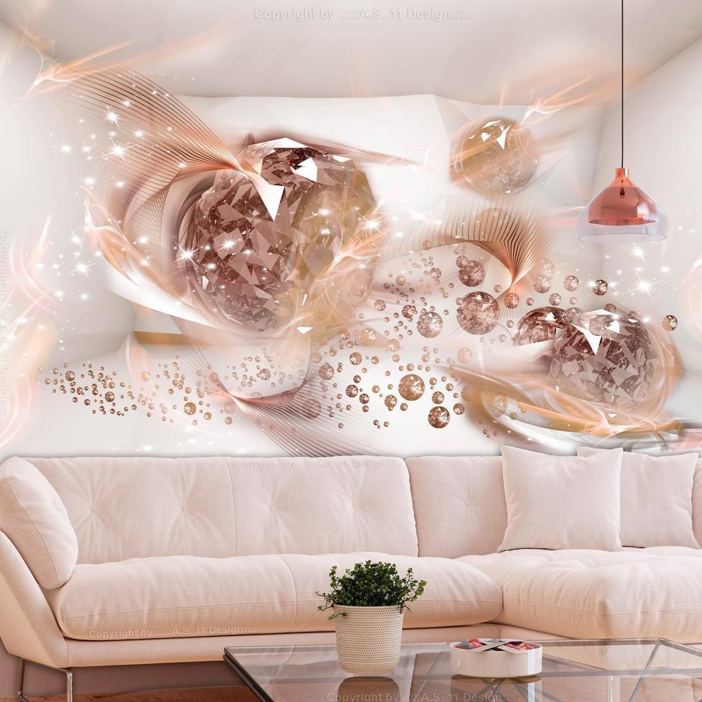 Wall Mural - Lovely Autumn (Pink)-Wall Murals-ArtfulPrivacy