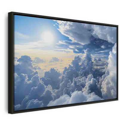 Canvas Print - Symphony of Light: Sun and Clouds Collaborating on a Beautiful Sky