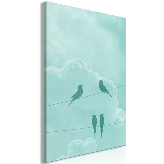 Canvas Print - Celadon Sky (1 Part) Vertical