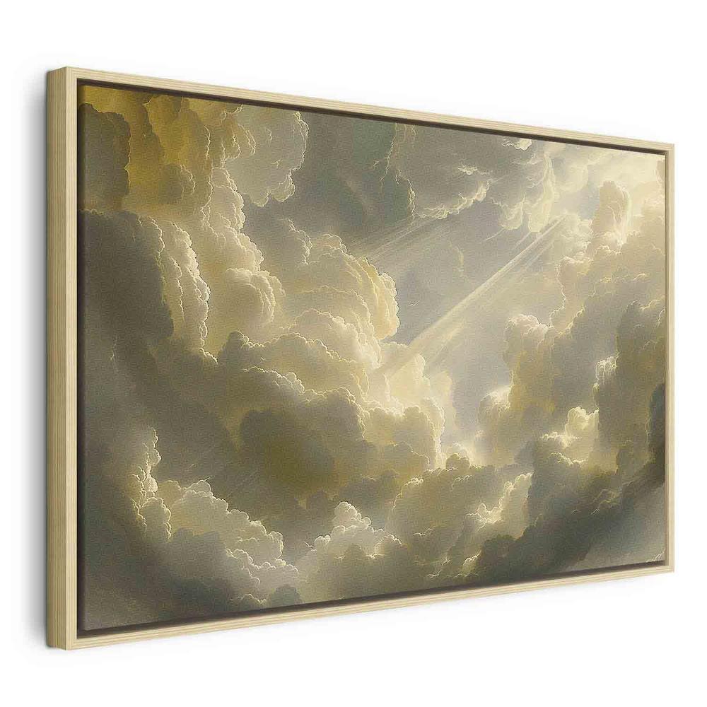 Canvas Print - Enchanting Play of Colors Against a Backdrop of Clouds