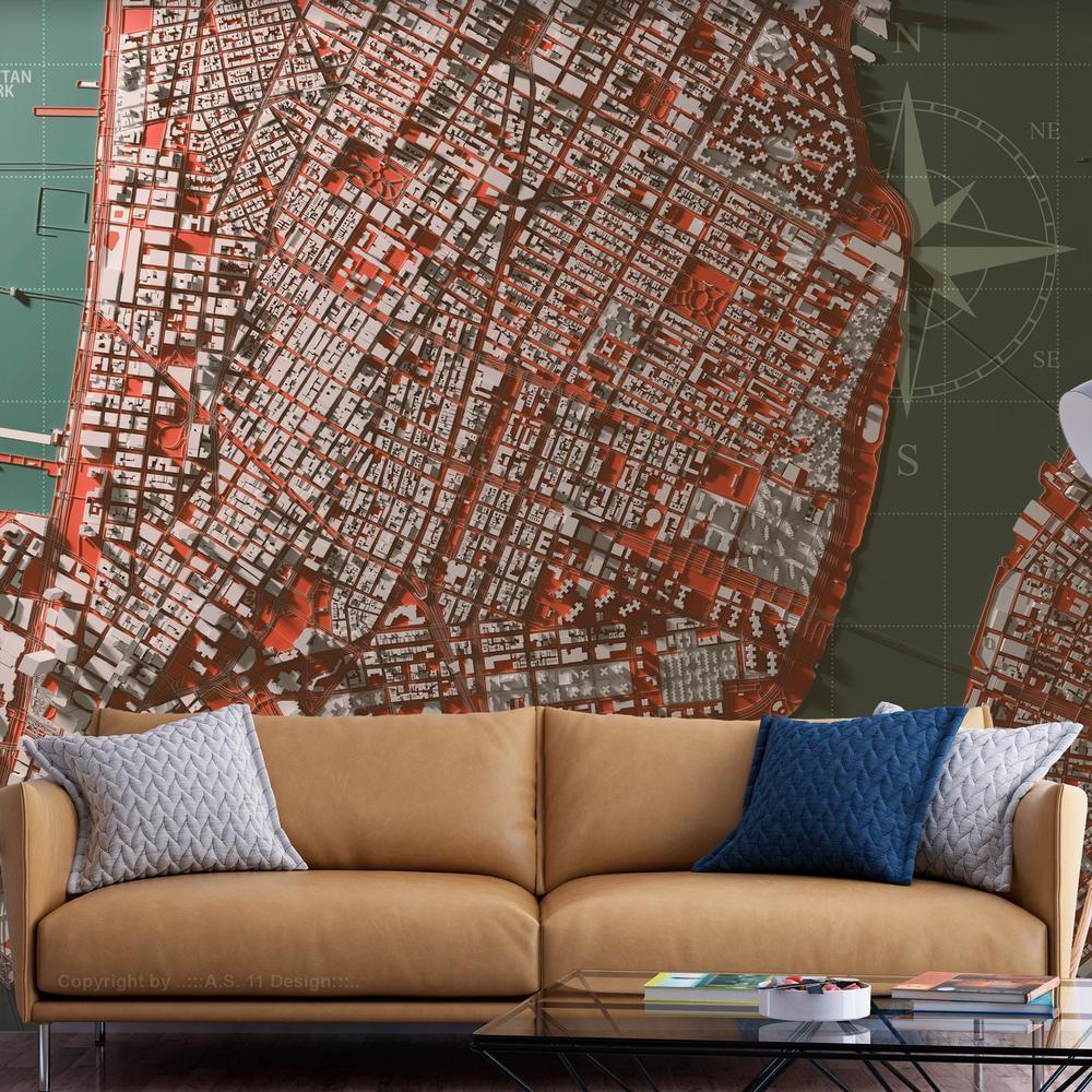 Wall Mural - Let's Meet In Manhattan-Wall Murals-ArtfulPrivacy
