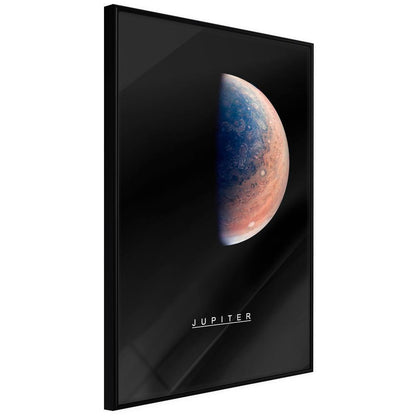 Framed Art - The Solar System: Jupiter-artwork for wall with acrylic glass protection