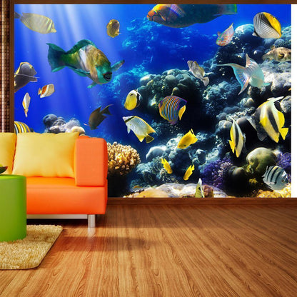 Wall Mural - Underwater adventure-Wall Murals-ArtfulPrivacy