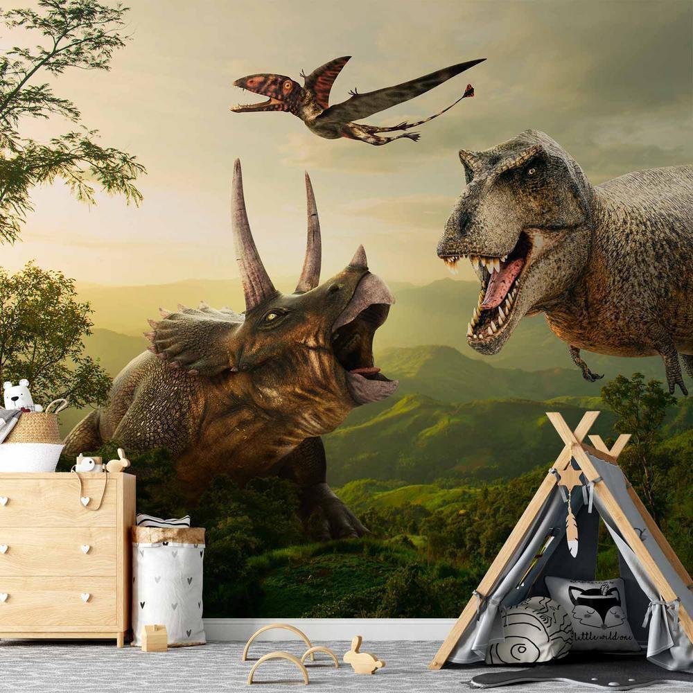 Wall Mural - Dinosaur Square