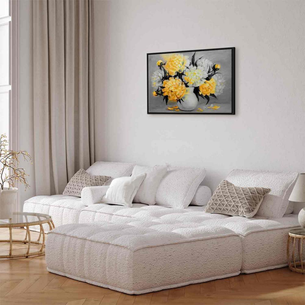 Canvas Print - Fragrant Colours (1 Part) Wide Yellow