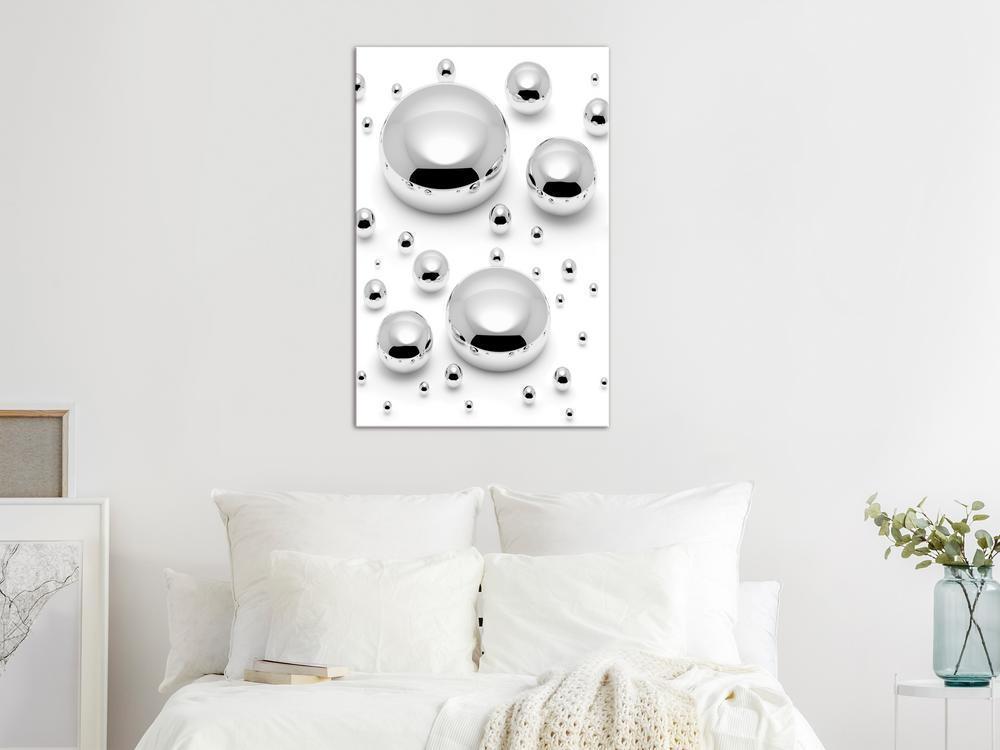 Canvas Print - Enchanted in the Frost (1 Part) Vertical-ArtfulPrivacy-Wall Art Collection