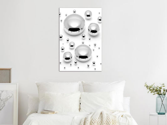 Canvas Print - Enchanted in the Frost (1 Part) Vertical-ArtfulPrivacy-Wall Art Collection