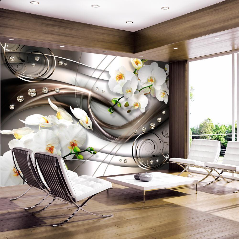Wall Mural - Breeze and orchid-Wall Murals-ArtfulPrivacy