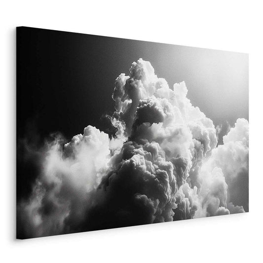 Canvas Print - Clouds Like from Dreams: Let the Sun Illuminate Your Day – A Visual Feast