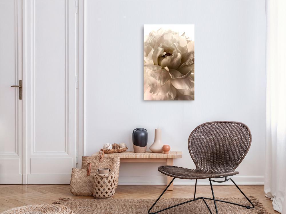 Canvas Print - Soft Petals (1 Part) Vertical-ArtfulPrivacy-Wall Art Collection