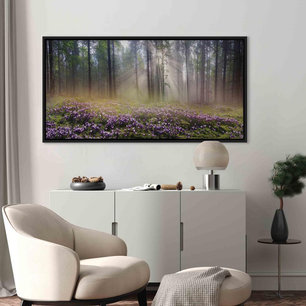 Canvas Print - Purple Meadow (1 Part) Wide