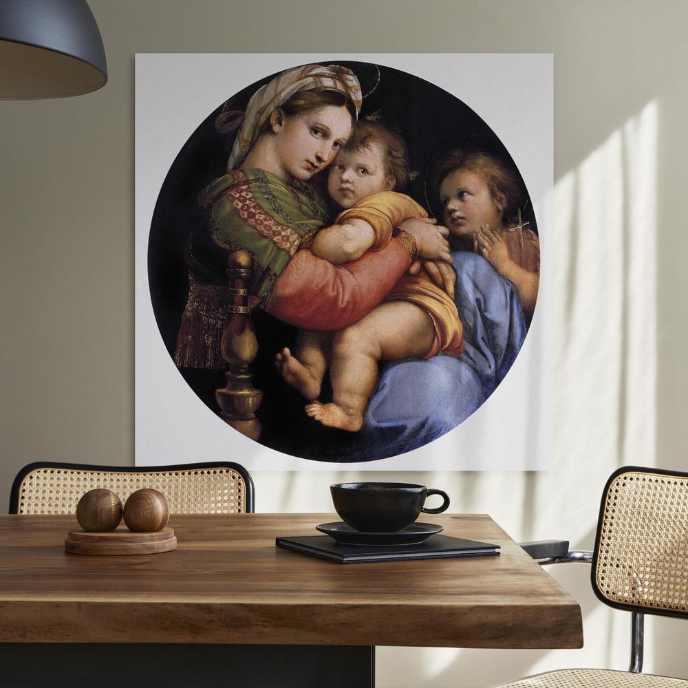 Canvas Print - Madonna on a Chair-ArtfulPrivacy-Wall Art Collection