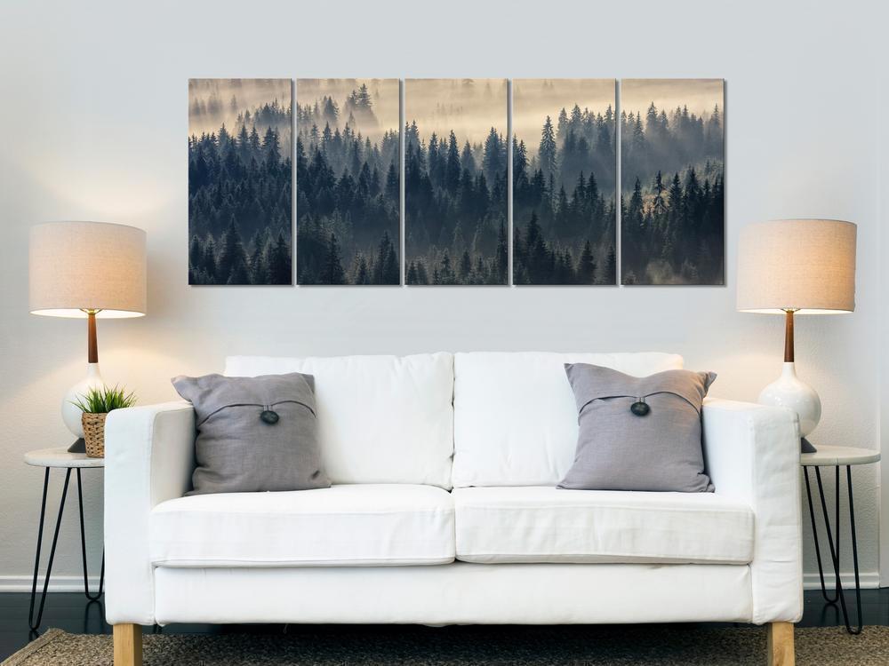 Canvas Print - Fir in the Fog-ArtfulPrivacy-Wall Art Collection