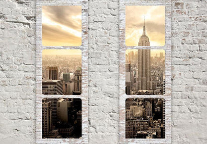 Wall Mural - New York: view from the window-Wall Murals-ArtfulPrivacy