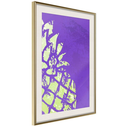 Botanical Wall Art - Strong Contrast-artwork for wall with acrylic glass protection