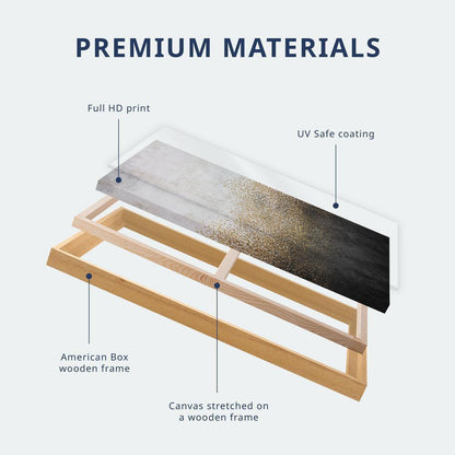 Impression sur toile - Soleil et ombres : une représentation théâtrale de la nature au-dessus de la Terre