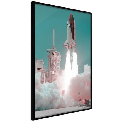 Photography Wall Frame - Leaving the Earth-artwork for wall with acrylic glass protection
