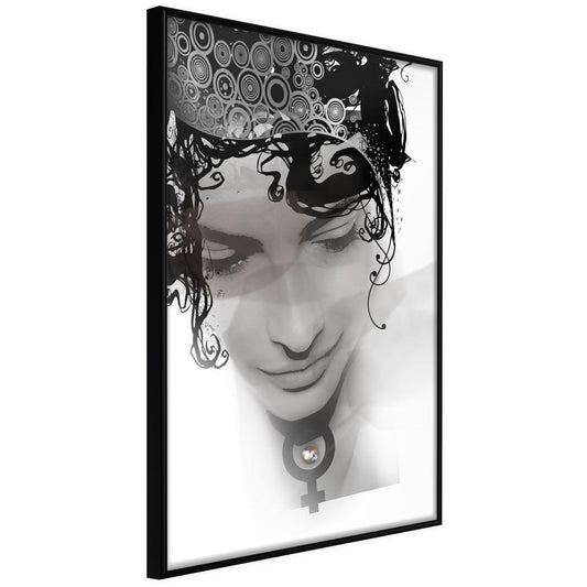 Wall Decor Portrait - Delicate Features-artwork for wall with acrylic glass protection
