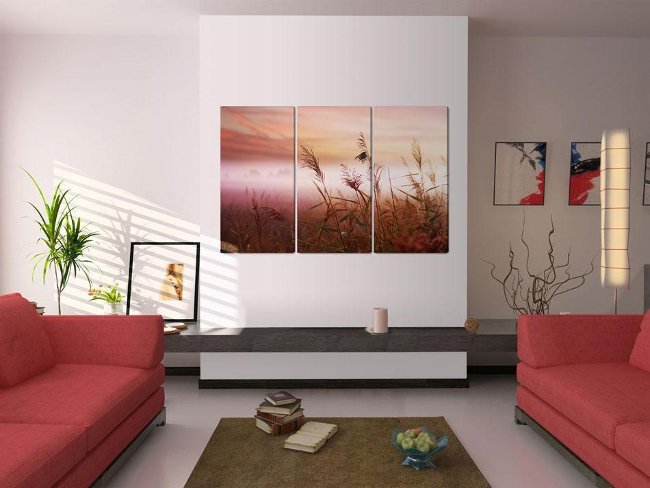 Canvas Print - A silent meadow-ArtfulPrivacy-Wall Art Collection