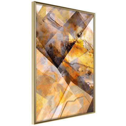 Autumn Framed Poster - Amber Power-artwork for wall with acrylic glass protection