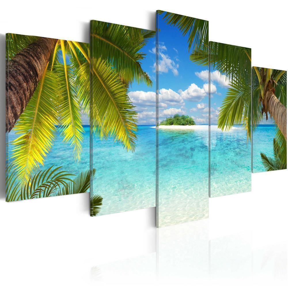 Canvas Print - Paradise island-ArtfulPrivacy-Wall Art Collection