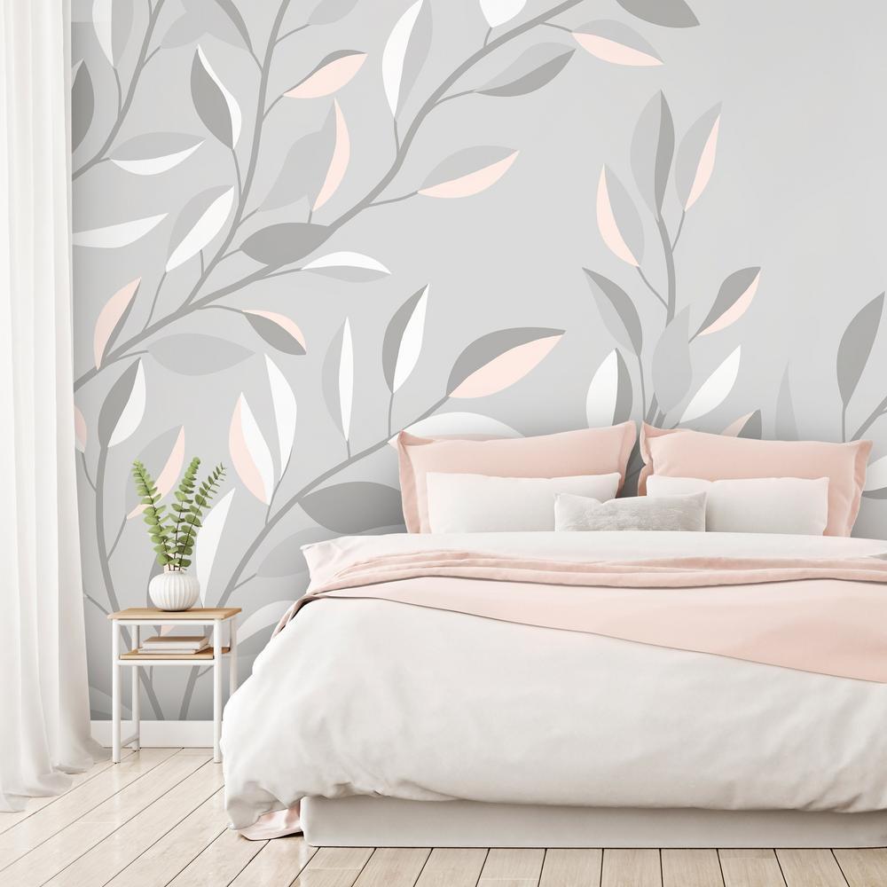 Wall Mural - Climbing Leaves - Second Variant-Wall Murals-ArtfulPrivacy