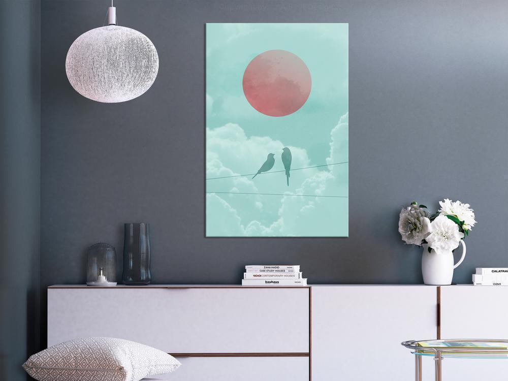 Canvas Print - Pastel Sunset (1 Part) Vertical