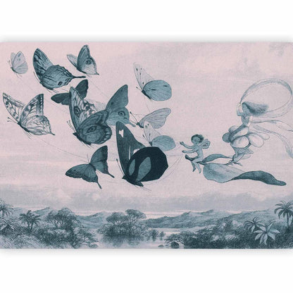 Wall Mural - Butterflies and Fairy