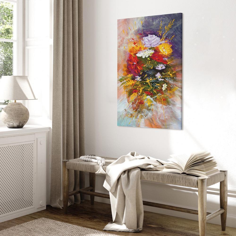 Canvas Print - August Flowers-ArtfulPrivacy-Wall Art Collection