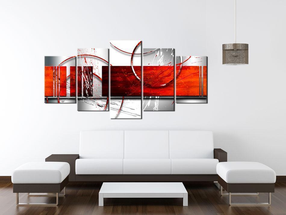 Canvas Print - Emphasis: red theme-ArtfulPrivacy-Wall Art Collection