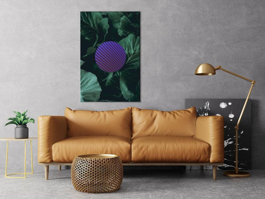 Canvas Print - Botanical Abstraction (1 Part) Vertical-ArtfulPrivacy-Wall Art Collection