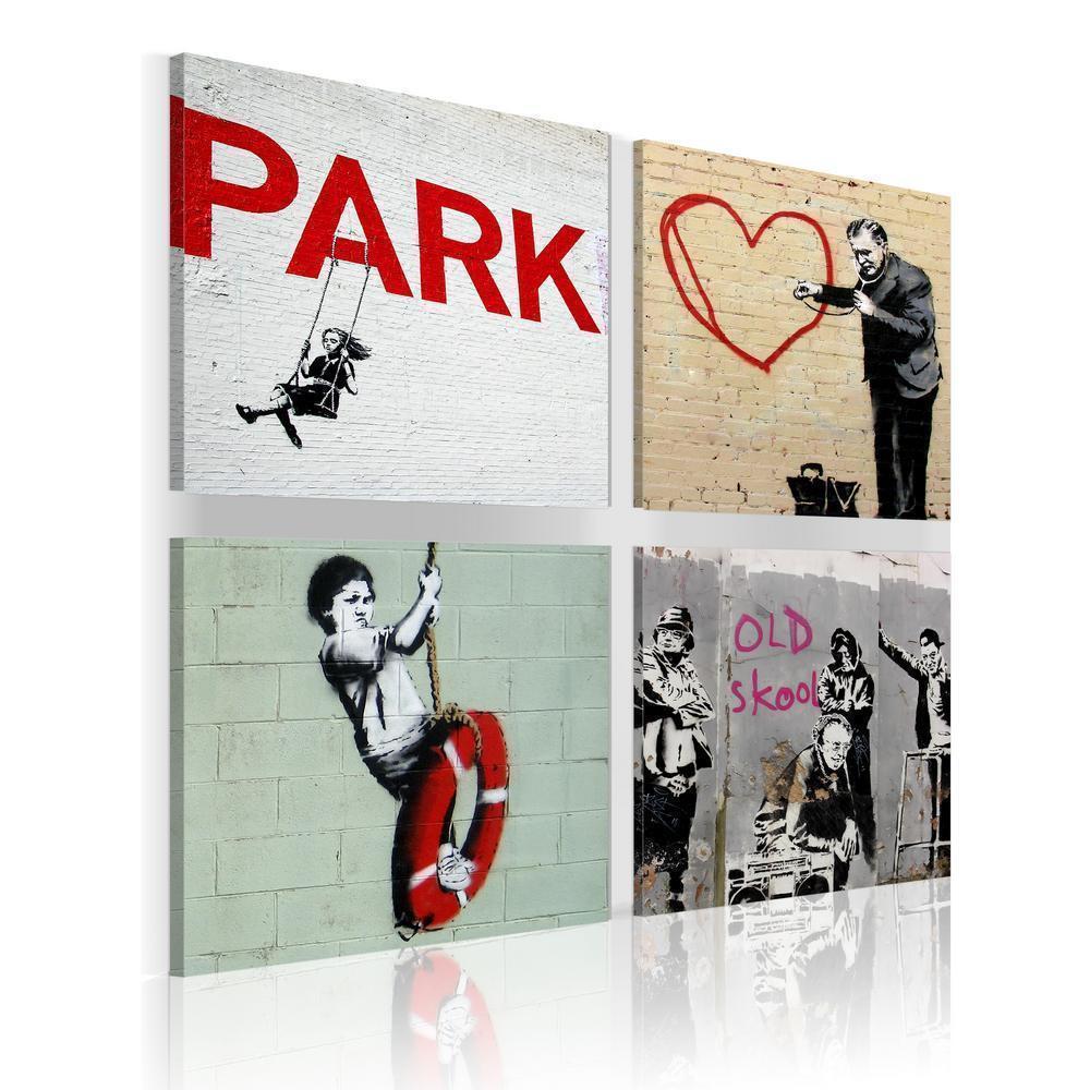 Canvas Print - Banksy - urban inspiration-ArtfulPrivacy-Wall Art Collection