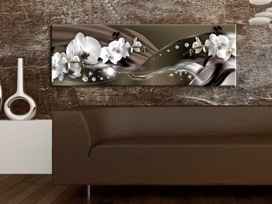 Canvas Print - Chocolate Dance of Orchid-ArtfulPrivacy-Wall Art Collection