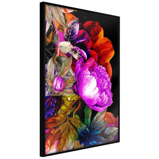 Botanical Wall Art - Flower Sonata-artwork for wall with acrylic glass protection