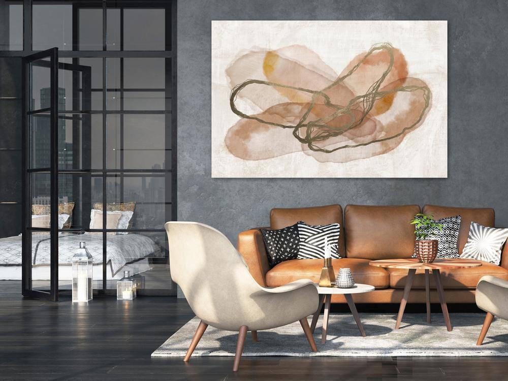 Canvas Print - Delicate Composition (1 Part) Wide-ArtfulPrivacy-Wall Art Collection