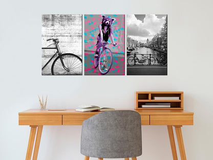 Canvas Print - Bikes (Collection)-ArtfulPrivacy-Wall Art Collection
