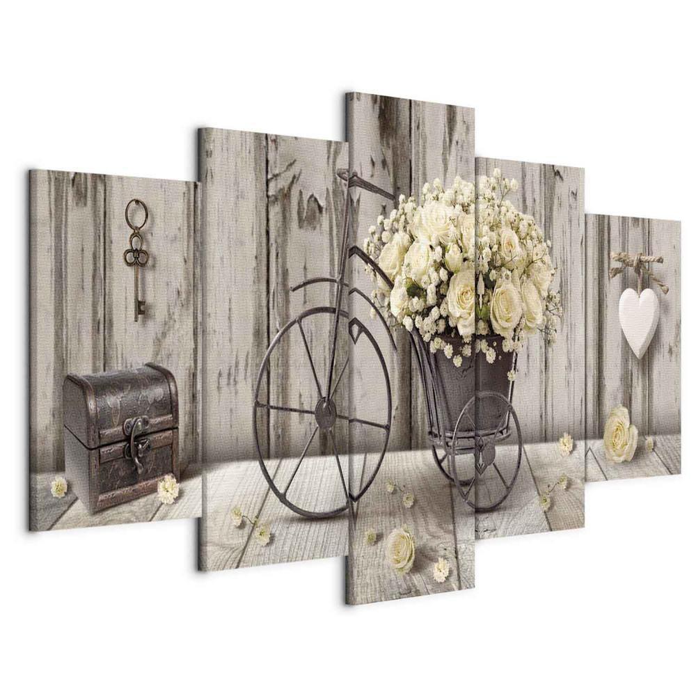 Canvas Print - Secret Bouquet (5 Parts) Wide