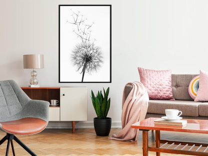 Botanical Wall Art - Gone with the Wind-artwork for wall with acrylic glass protection