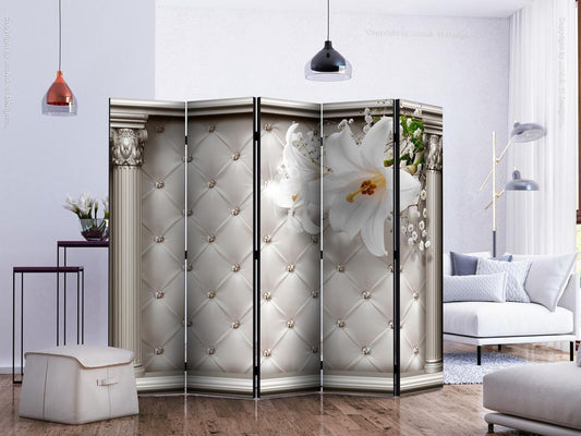 Decorative partition-Room Divider - Columnar Stage II-Folding Screen Wall Panel by ArtfulPrivacy