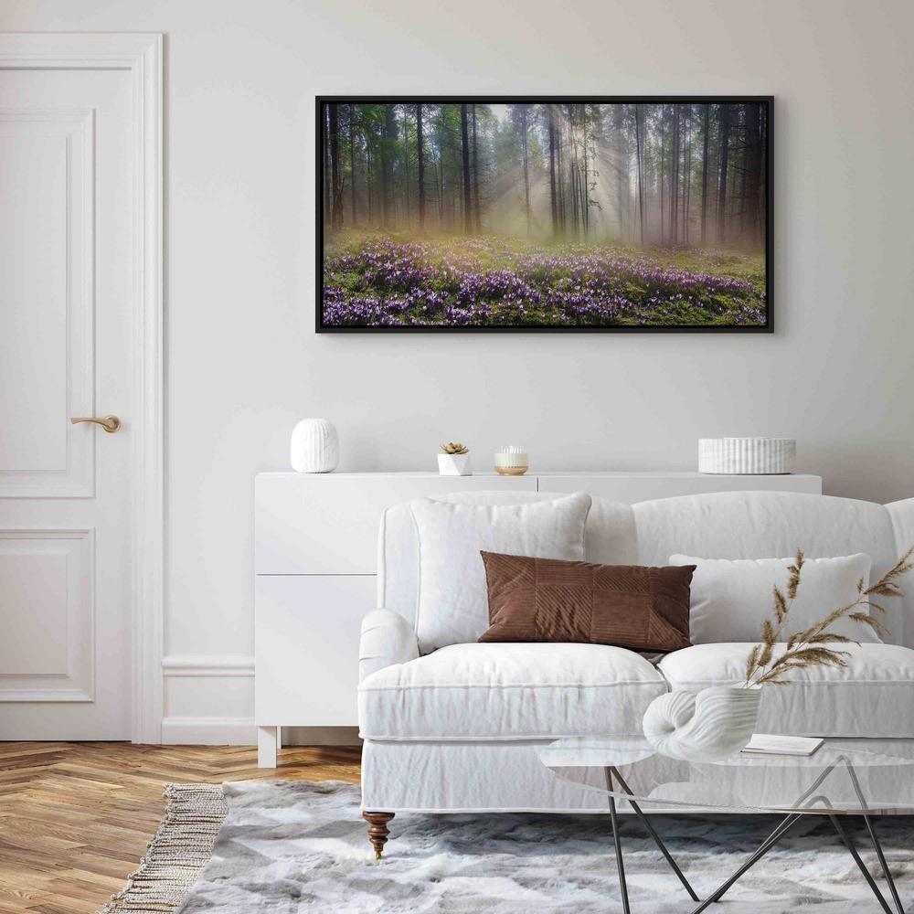 Canvas Print - Purple Meadow (1 Part) Wide